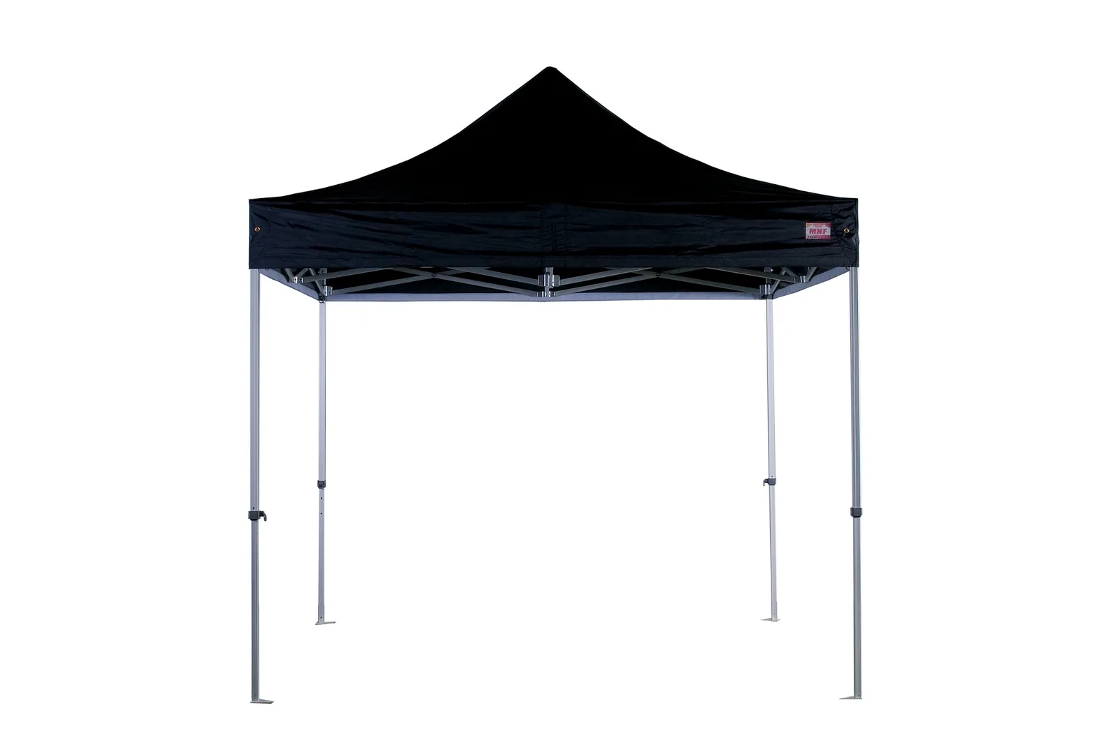 Zwarte partytent van 3 bij 3 meter